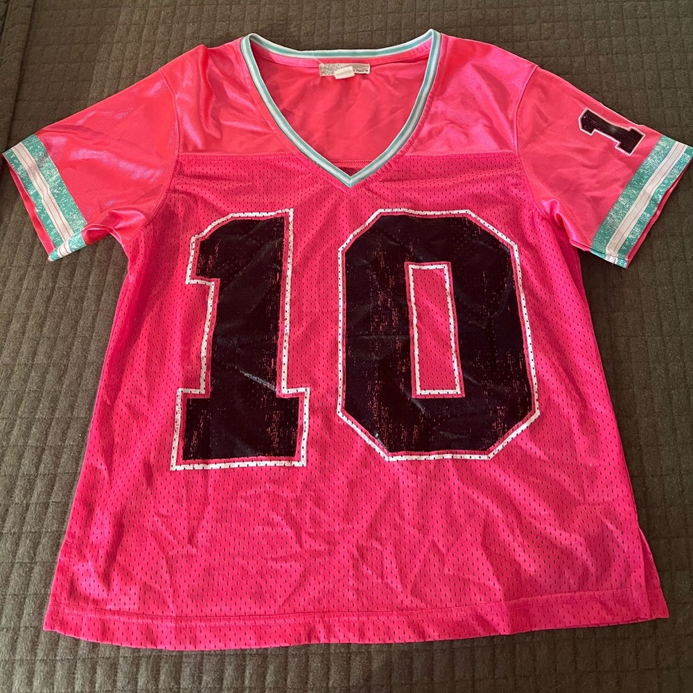 Pink Kids Sports Jersey Top